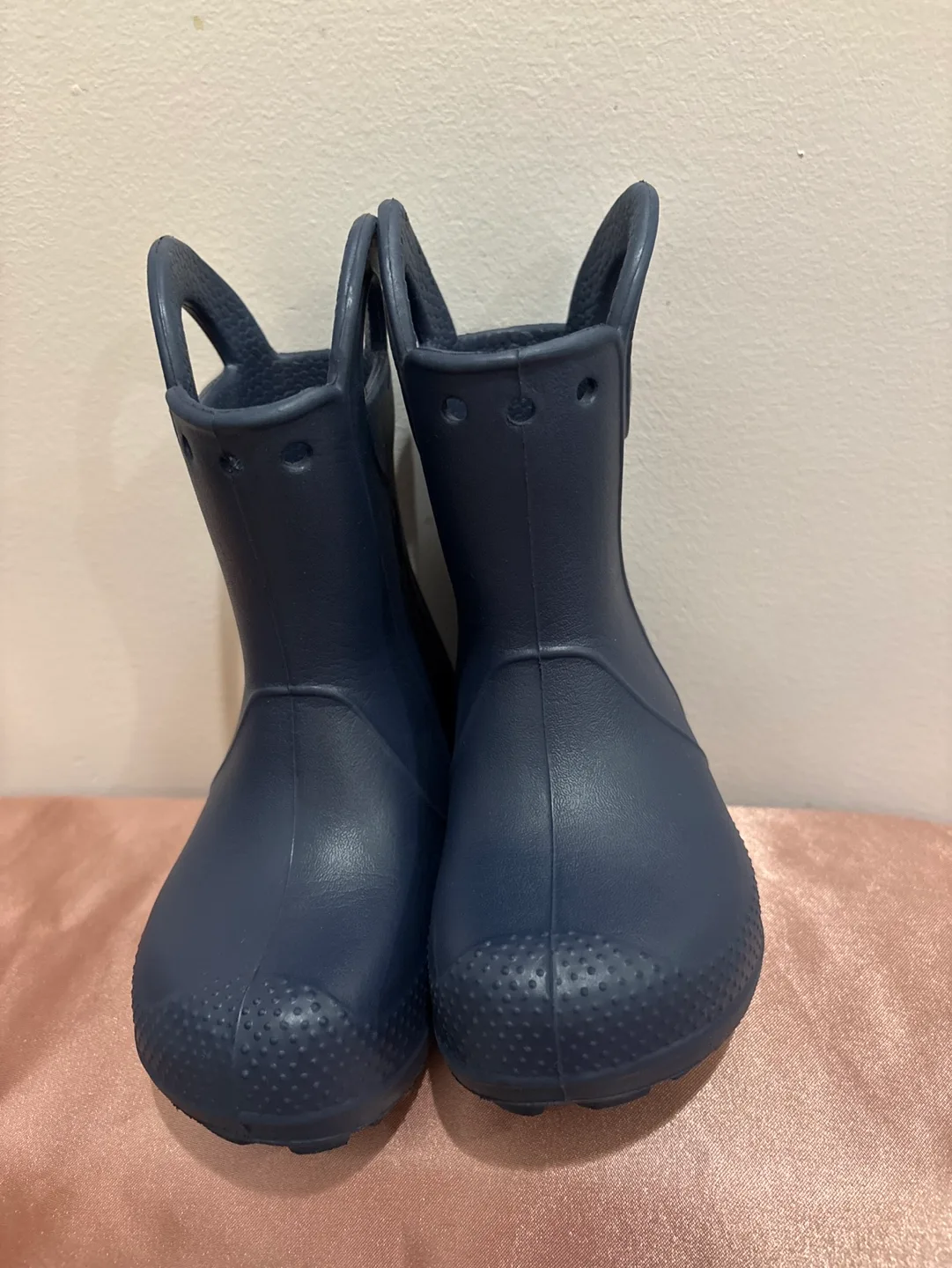 Crocs Kids' Rain Boots - Size c8 Navy Blue image indicator(2)