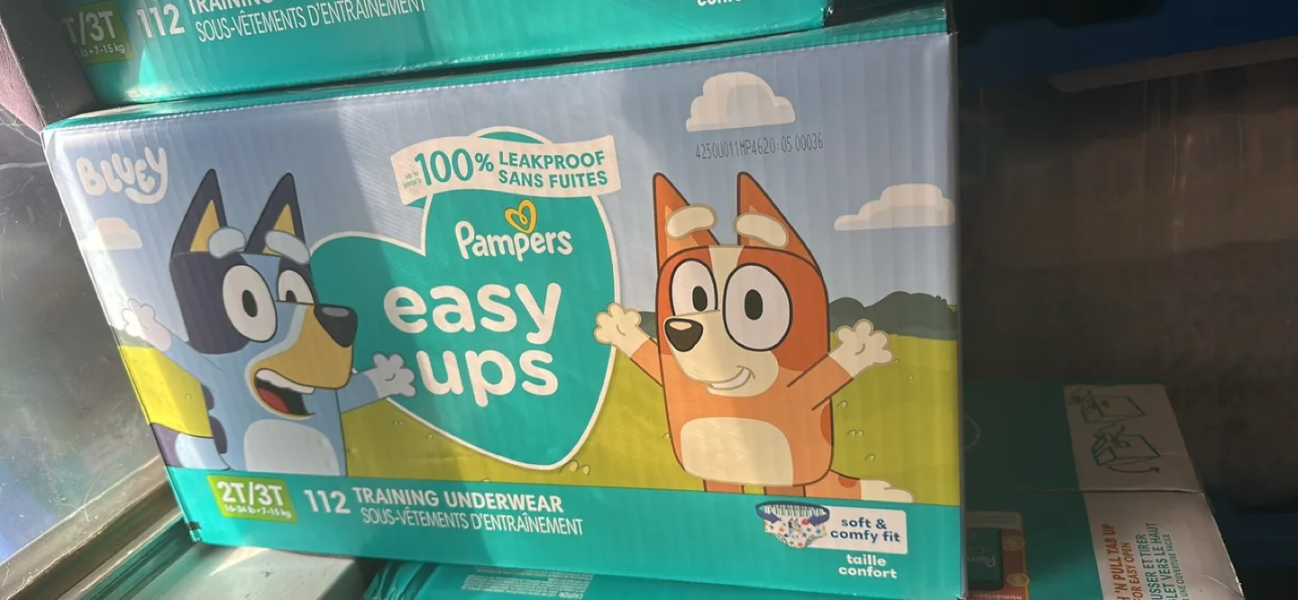 Pampers Easy Ups Training Underwear Size 2T/3T thumbnail