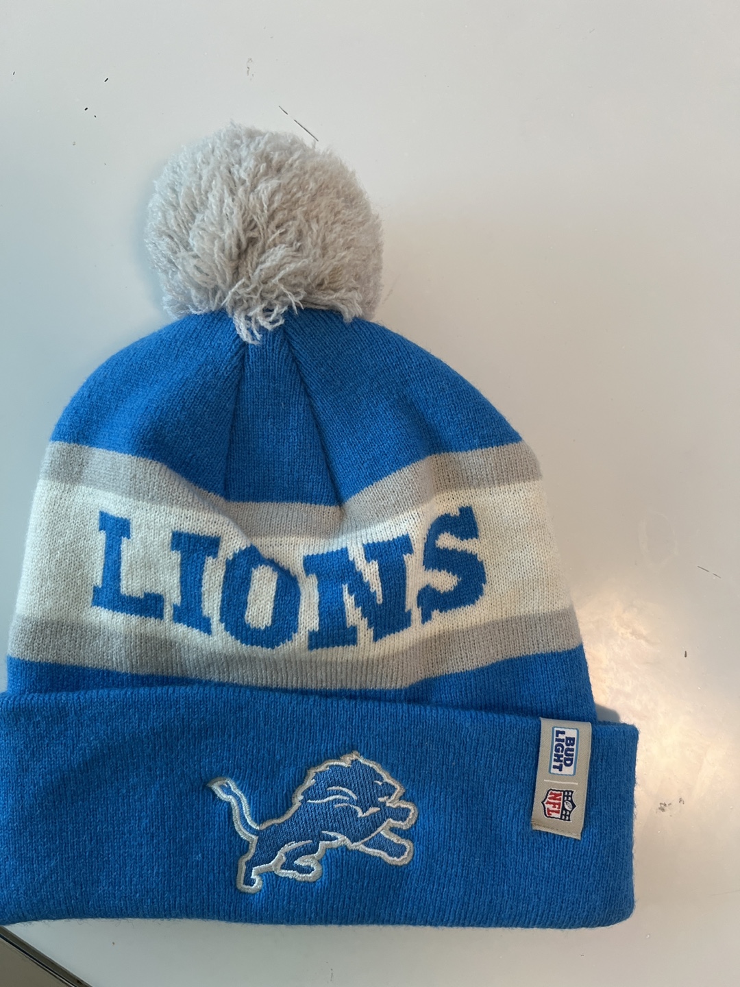 Detroit Lions Pom Pom Beanie