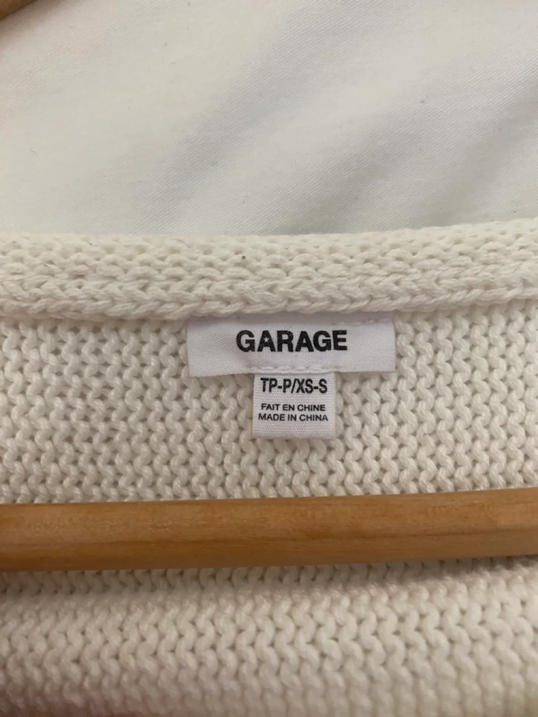 Garage off the shoulder  Sweater image indicator(2)