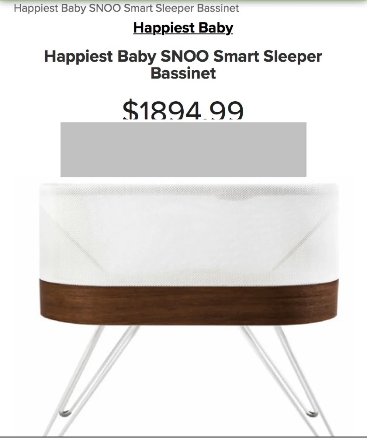 Happiest Baby SNOO Smart Sleeper Bassinet image indicator(5)