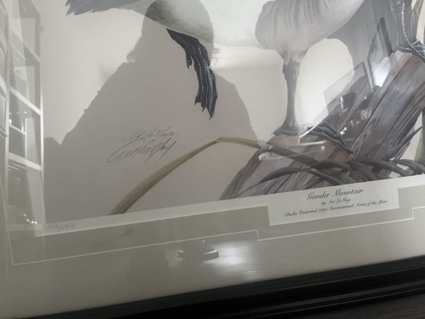 Framed Art Print of Geese by Art LaFoy - photo 3
