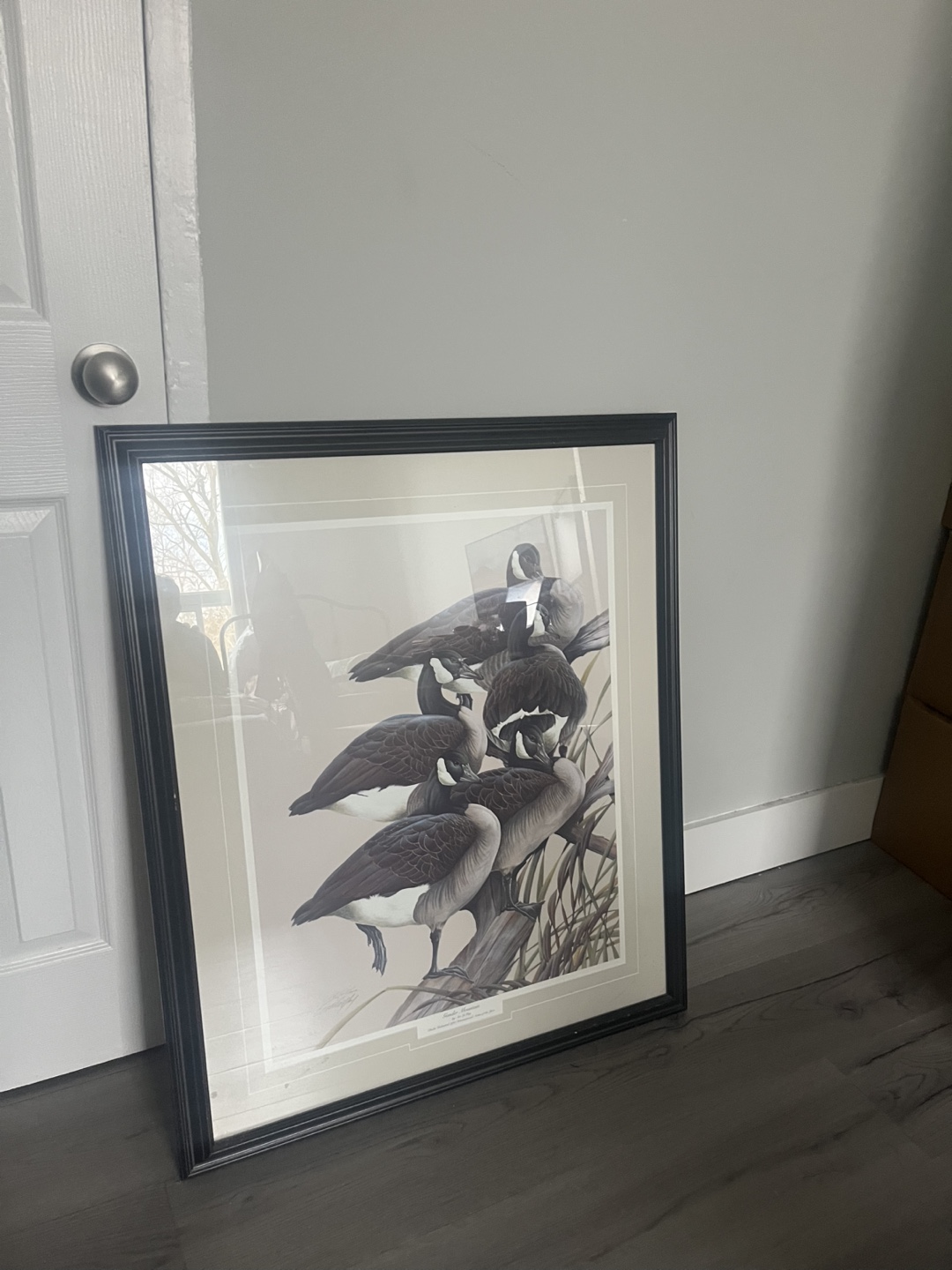 Framed Art Print of Geese by Art LaFoy - photo 2