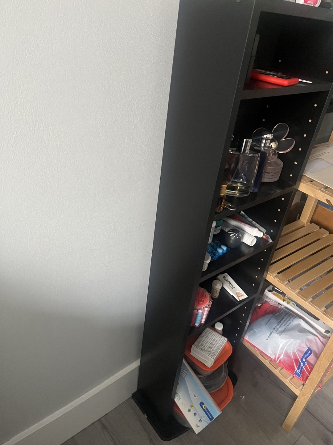 Black Narrow Shelf Organizer - photo 2