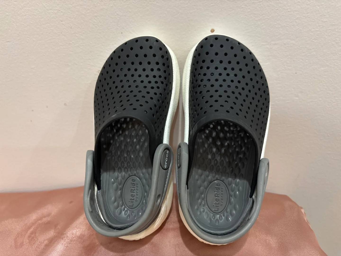 Kids' Crocs LiteRide™ Clogs - Size 8 - Black & Grey image indicator(2)