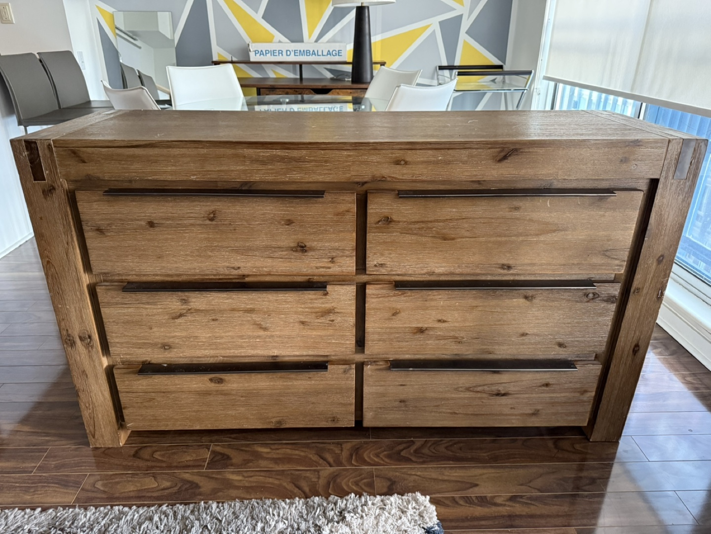 Structube: Six-Drawer Wooden Dresser - photo 4