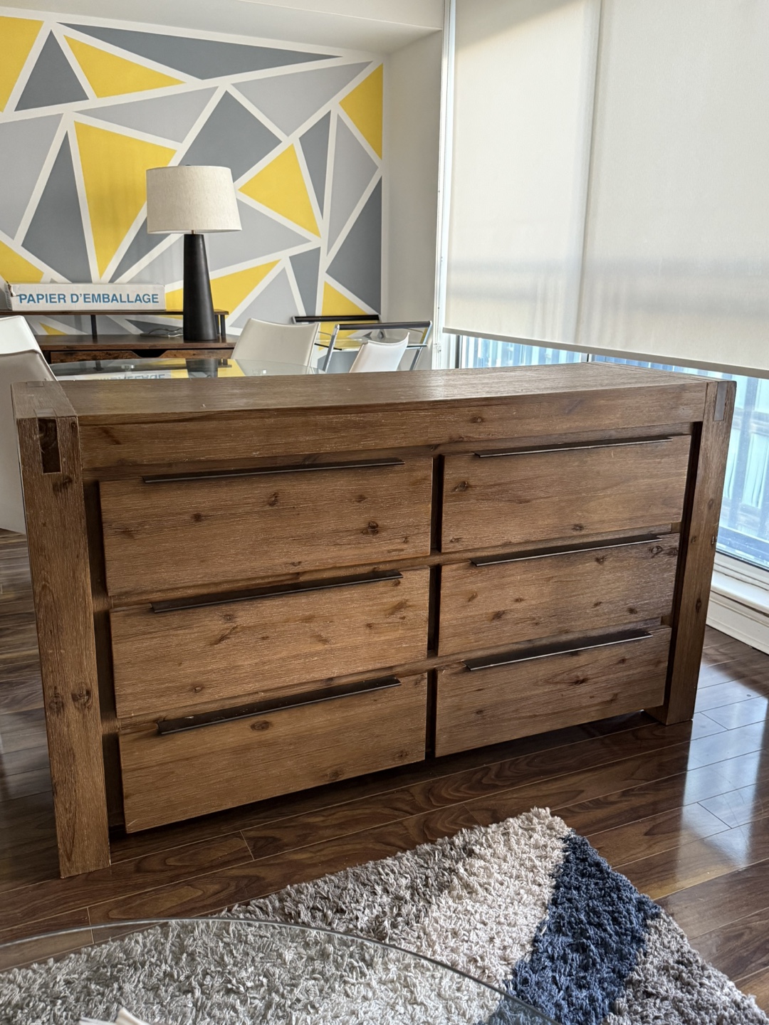 Structube: Six-Drawer Wooden Dresser - photo 2