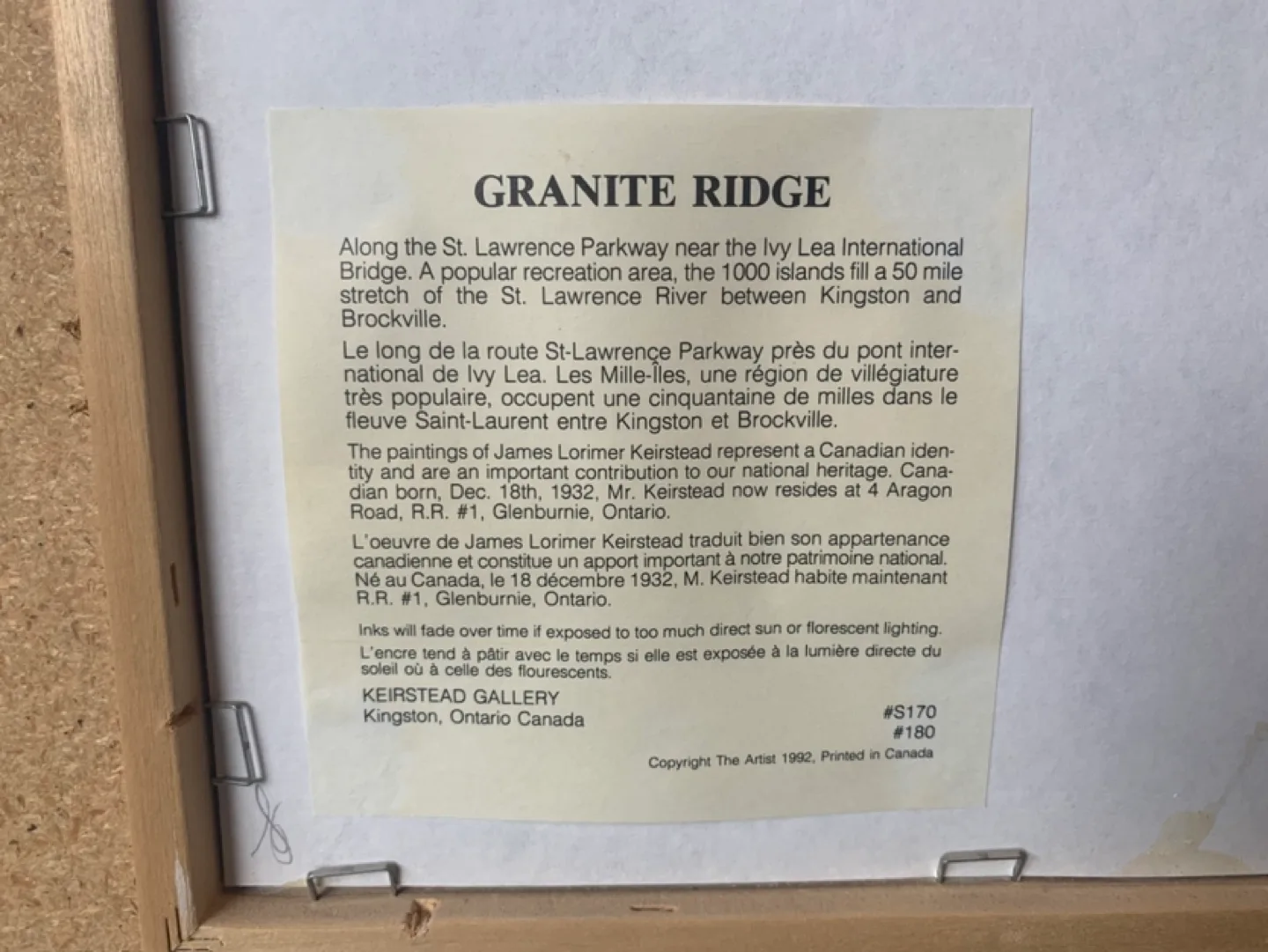 Granite Ridge Print by James Lorimer Keirstad image indicator(2)