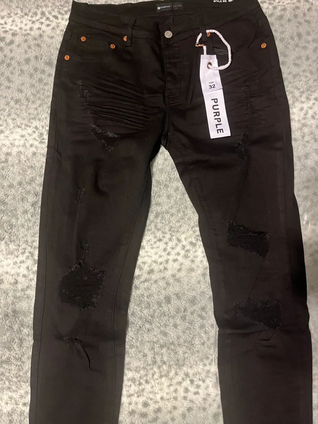 Purple Denim Jeans thumbnail