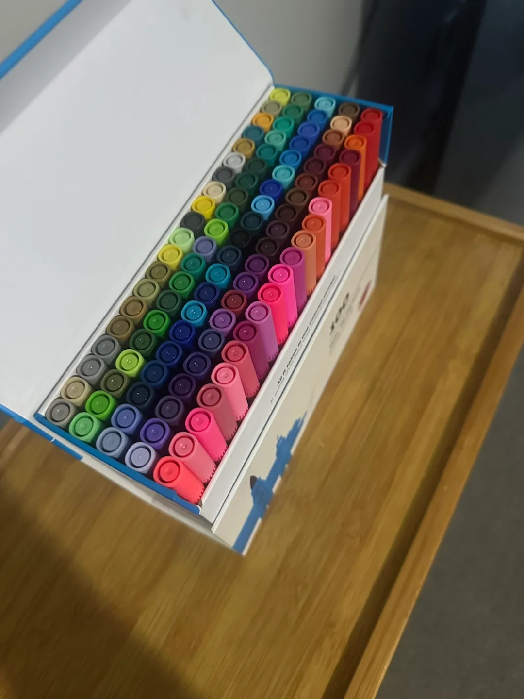 100 dual tip brush markers image indicator(4)