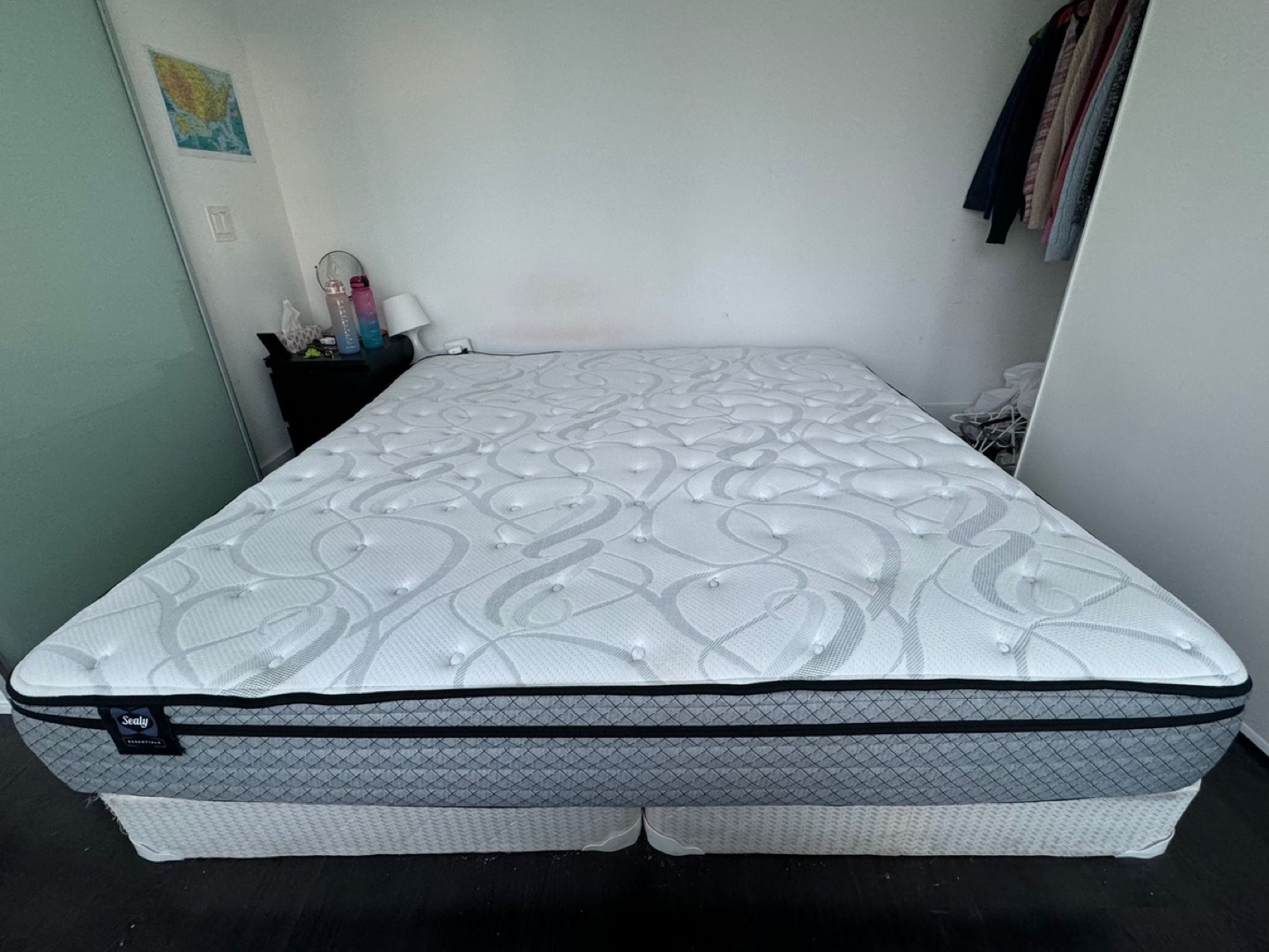 Sealy Essentials King Mattress and Box Spring Set