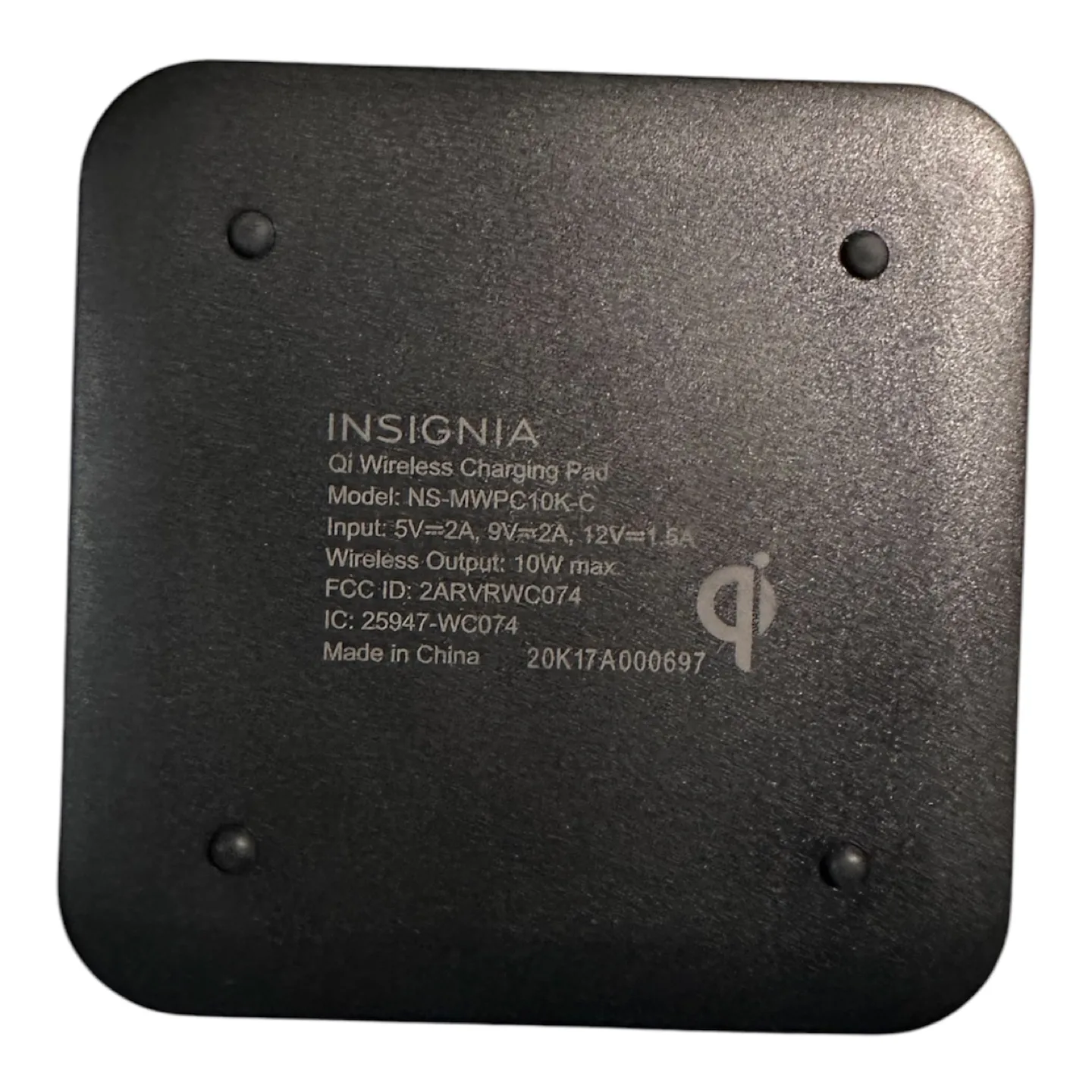 Insignia Wireless Qi Charging Pad 10W #freecycle image indicator(2)