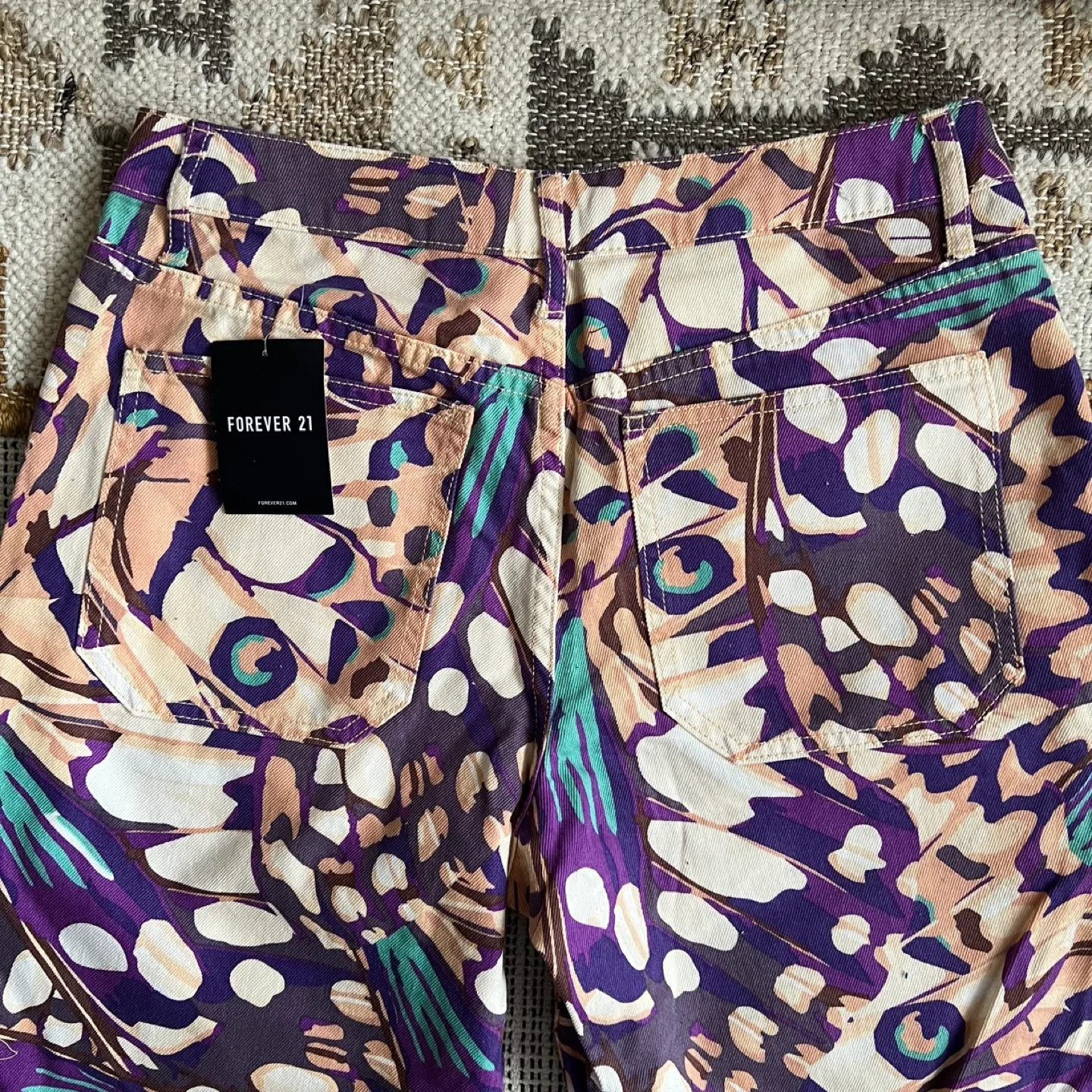 Butterfly Print Pants -NEVER WORN image indicator(2)