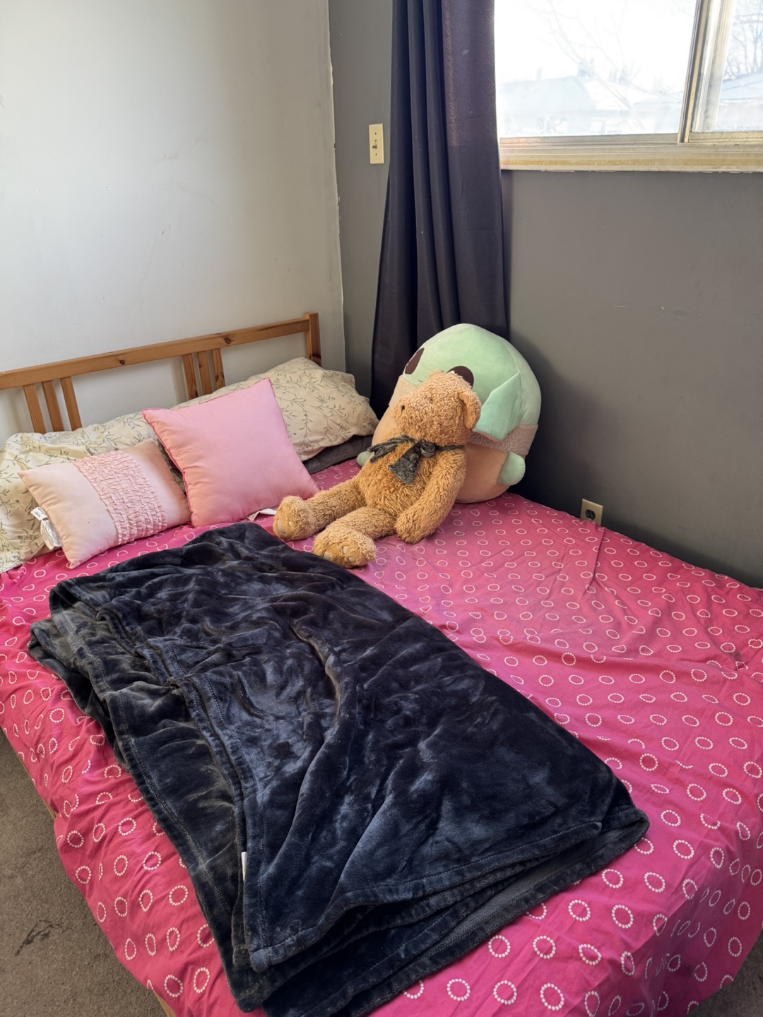 Double bed and bed frame - photo 3