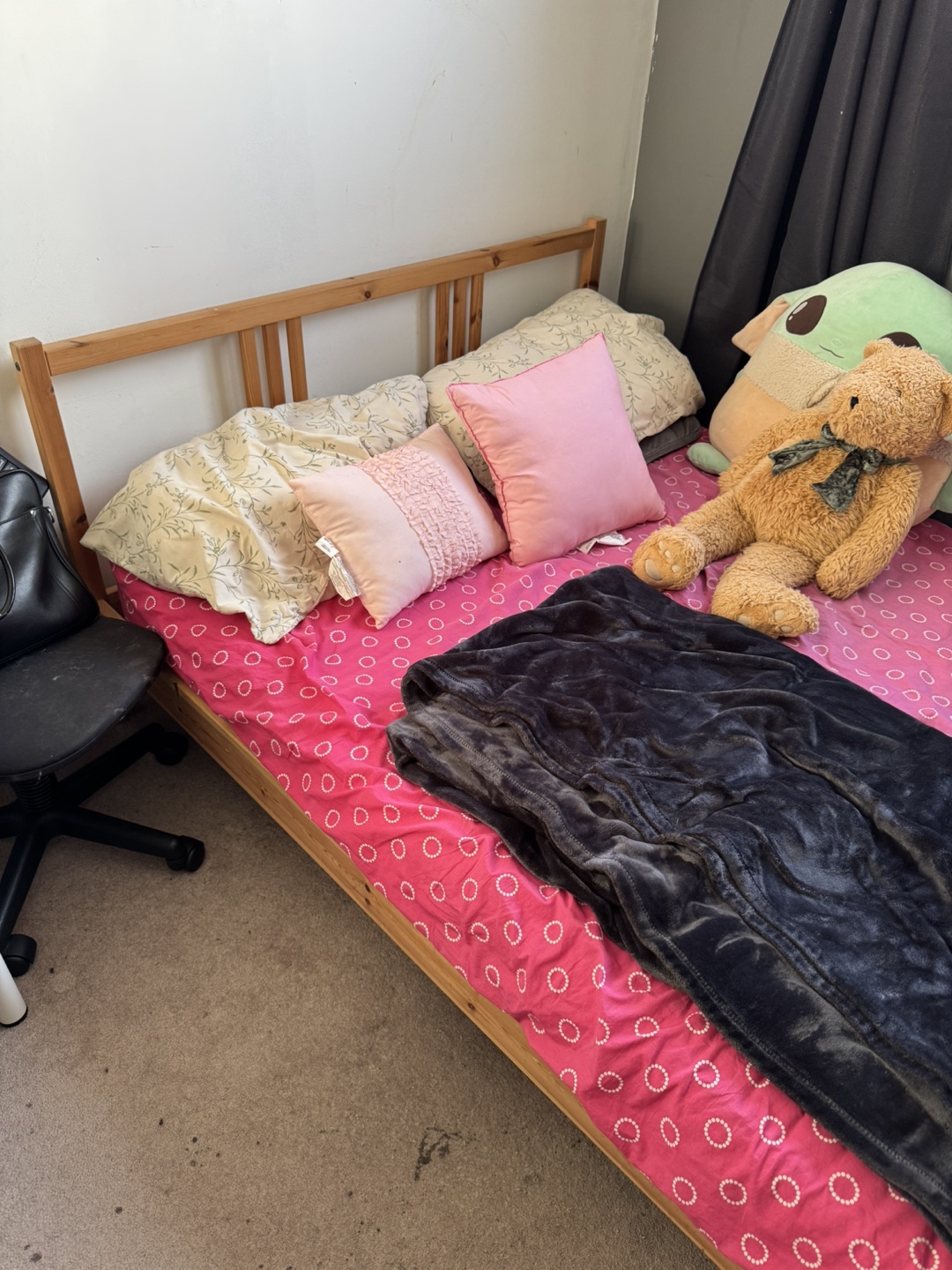 Double bed and bed frame - photo 2