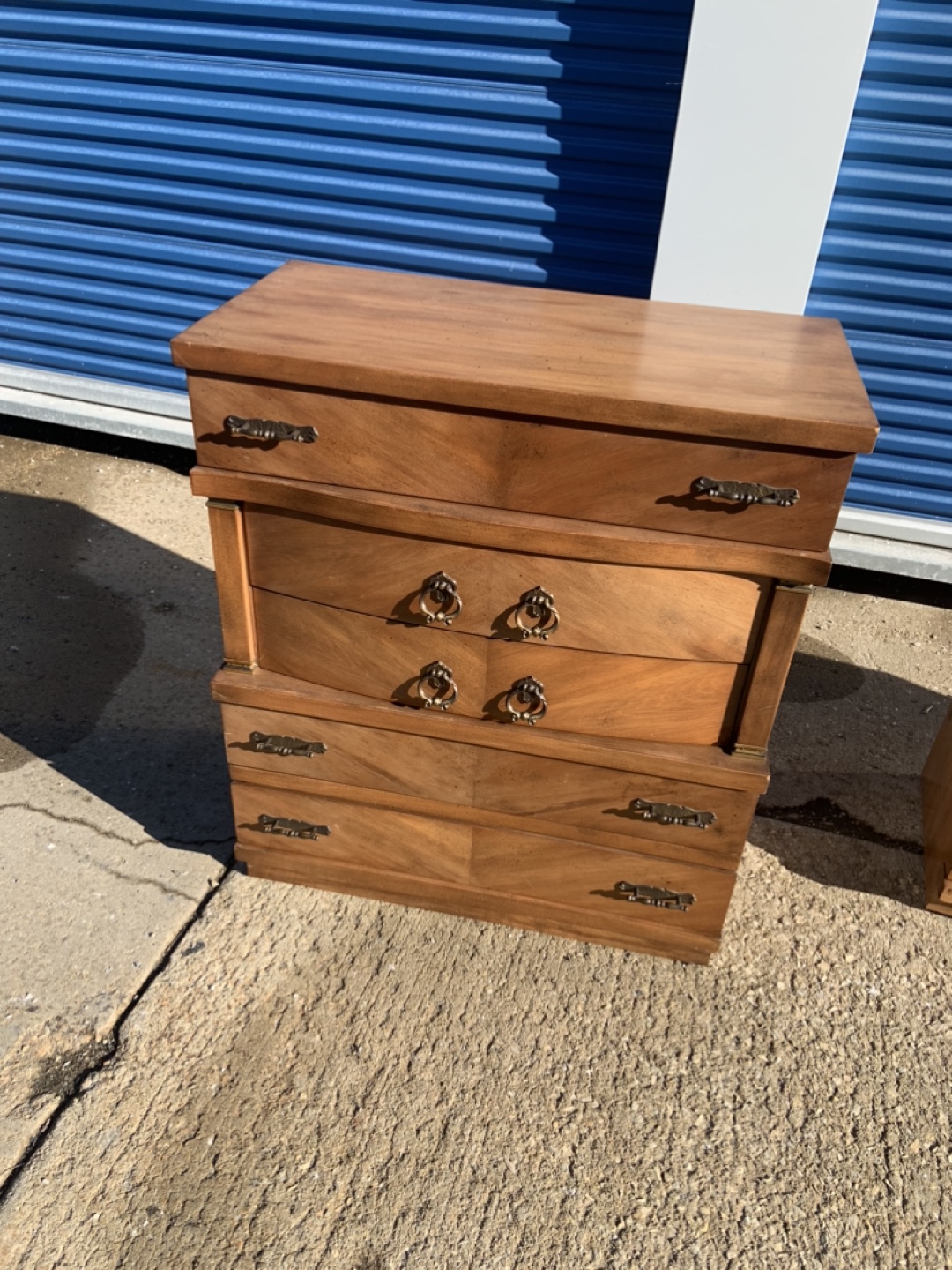 Mid-Century Modern Wooden Dresser Set - photo 4