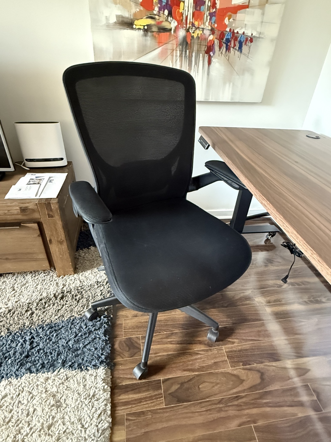 Black Mesh Office Chair - photo 3