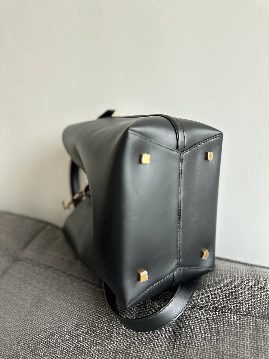 Saint Laurent Black Leather Bucket Bag image indicator(2)