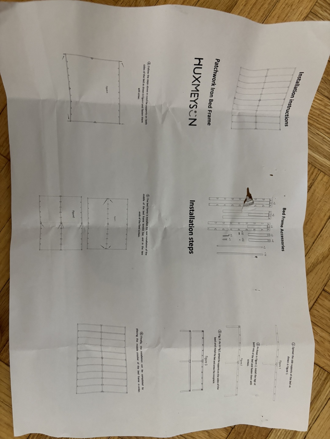Metal bed frame queen size