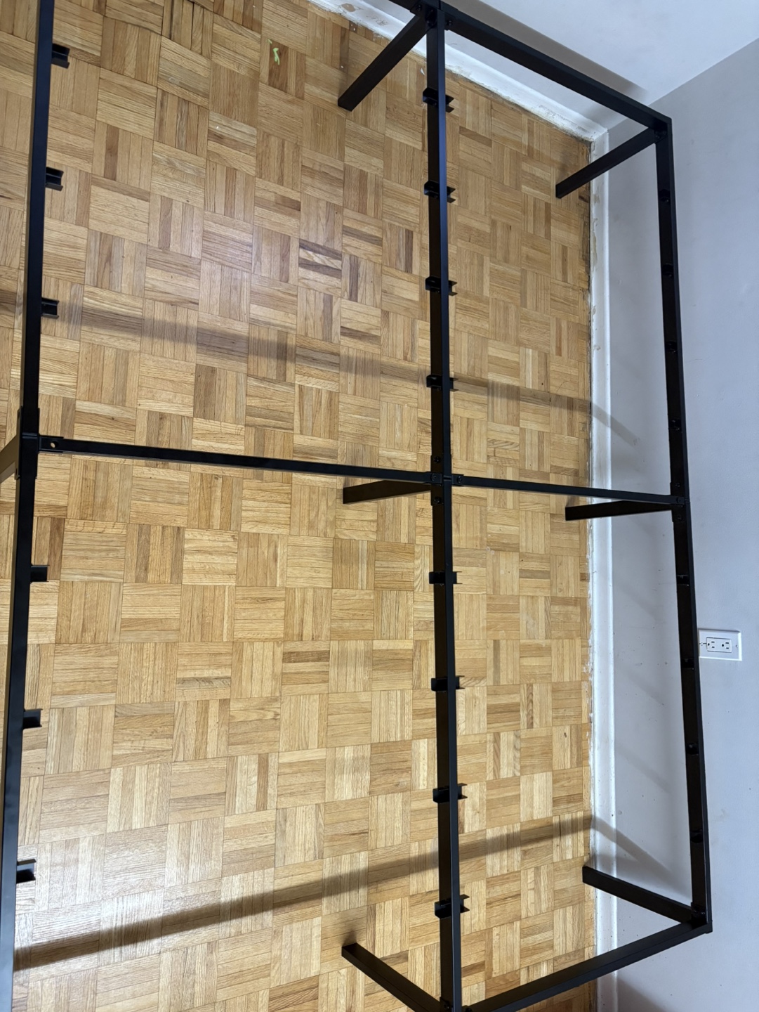 Metal bed frame queen size - photo 4