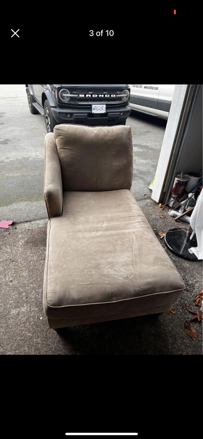 Beige Chaise Lounge - photo 3