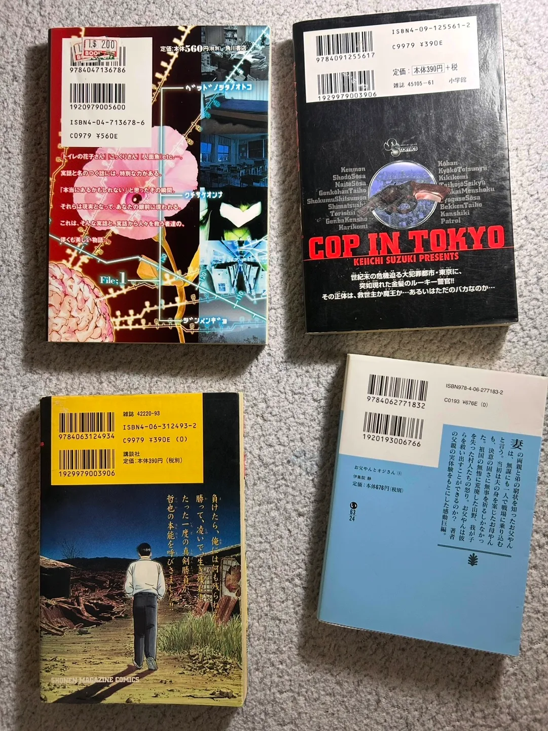 Lot of 3 Japanese Manga and 1 Novel image indicator(2)