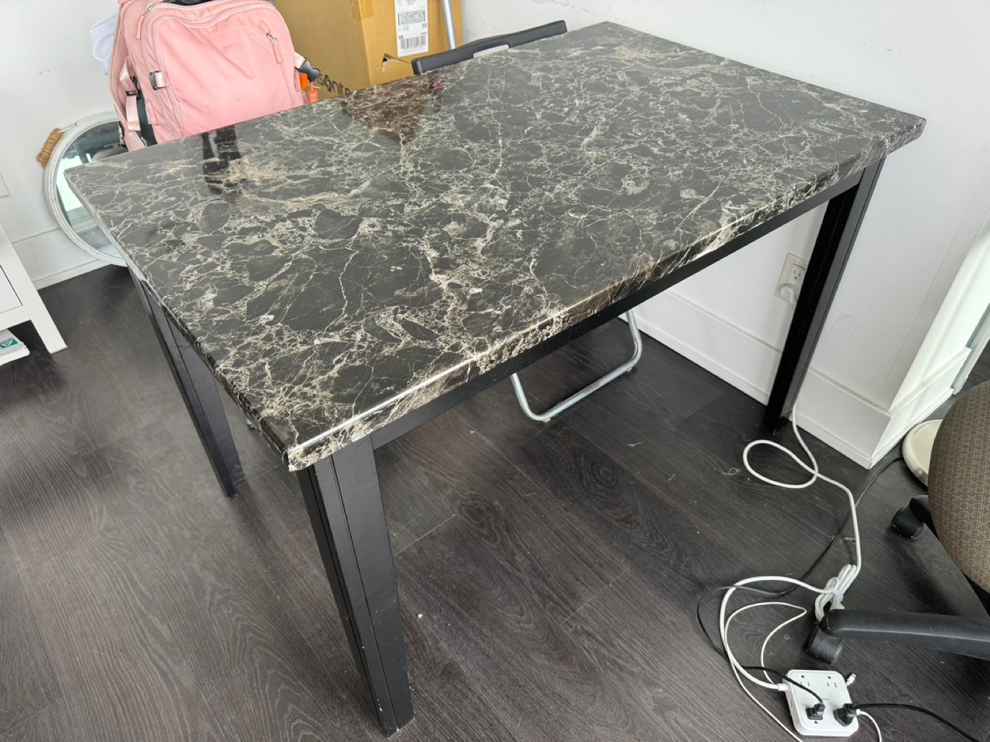Black Marble-look Table