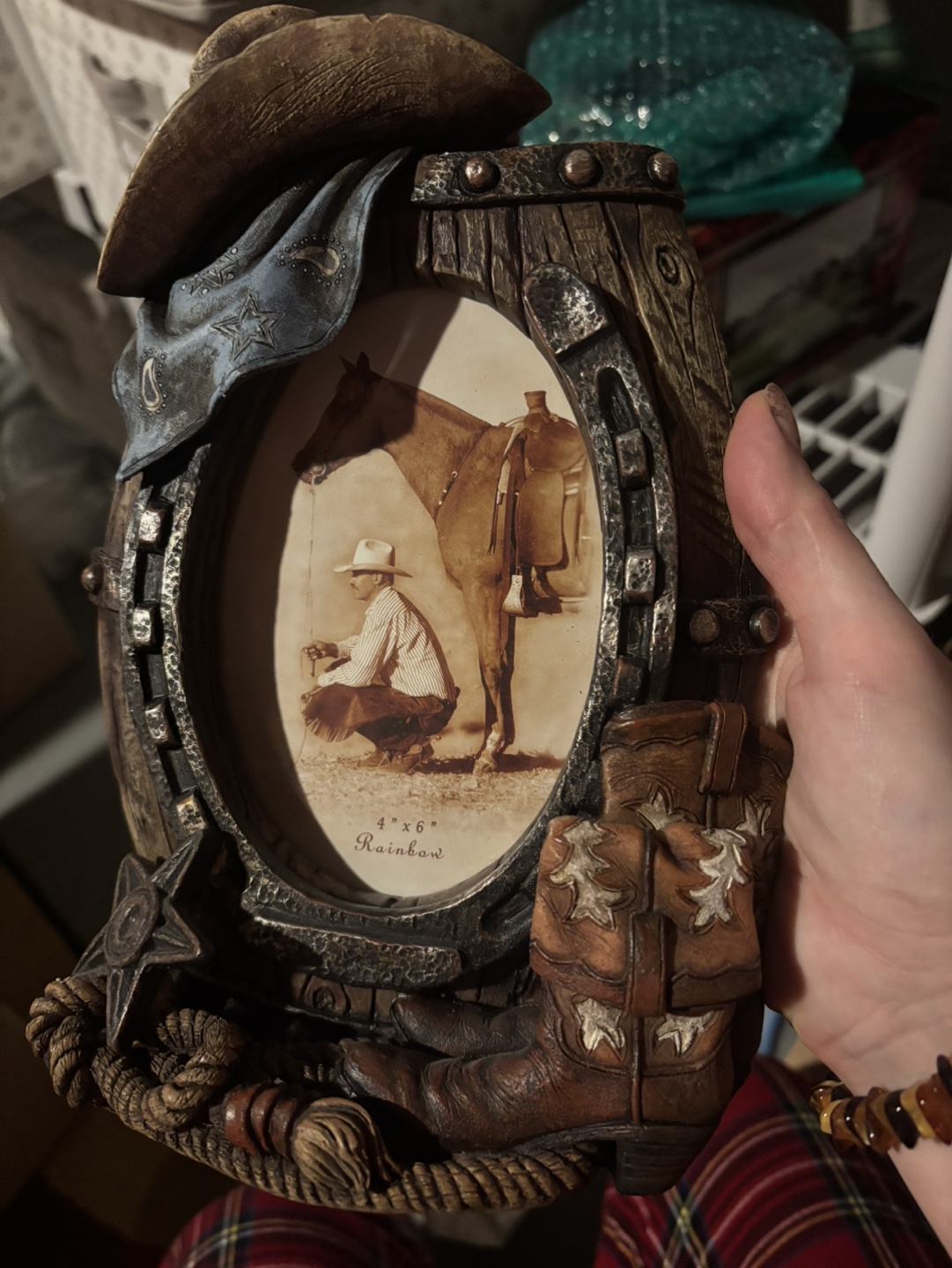 Cowboy Themed Photo Frame - 4x6 - photo 4