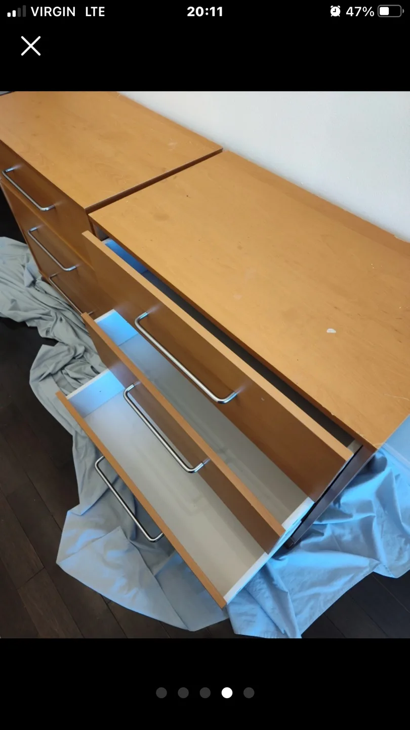 Pair of Three-Drawer Dressers image indicator(5)
