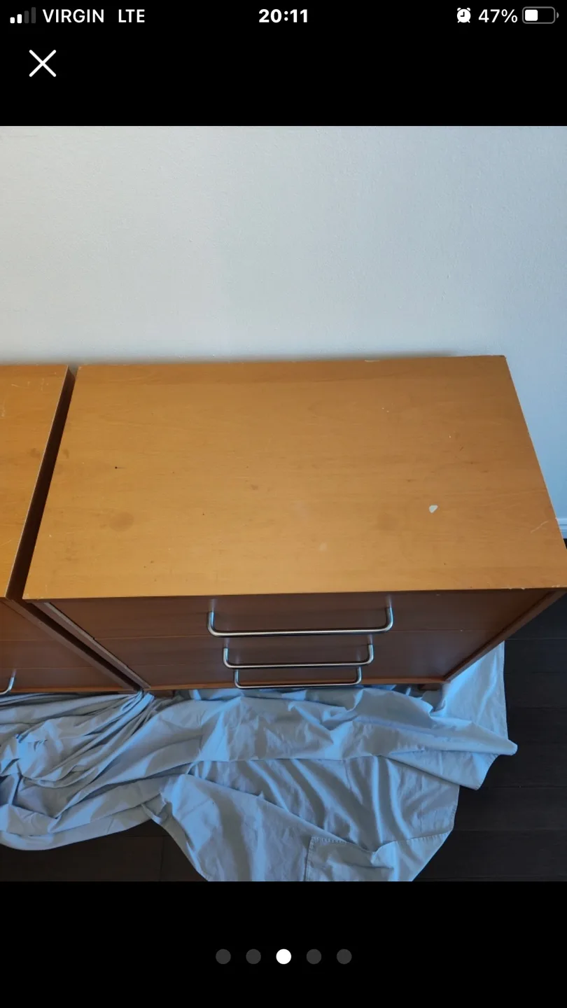 Pair of Three-Drawer Dressers thumbnail
