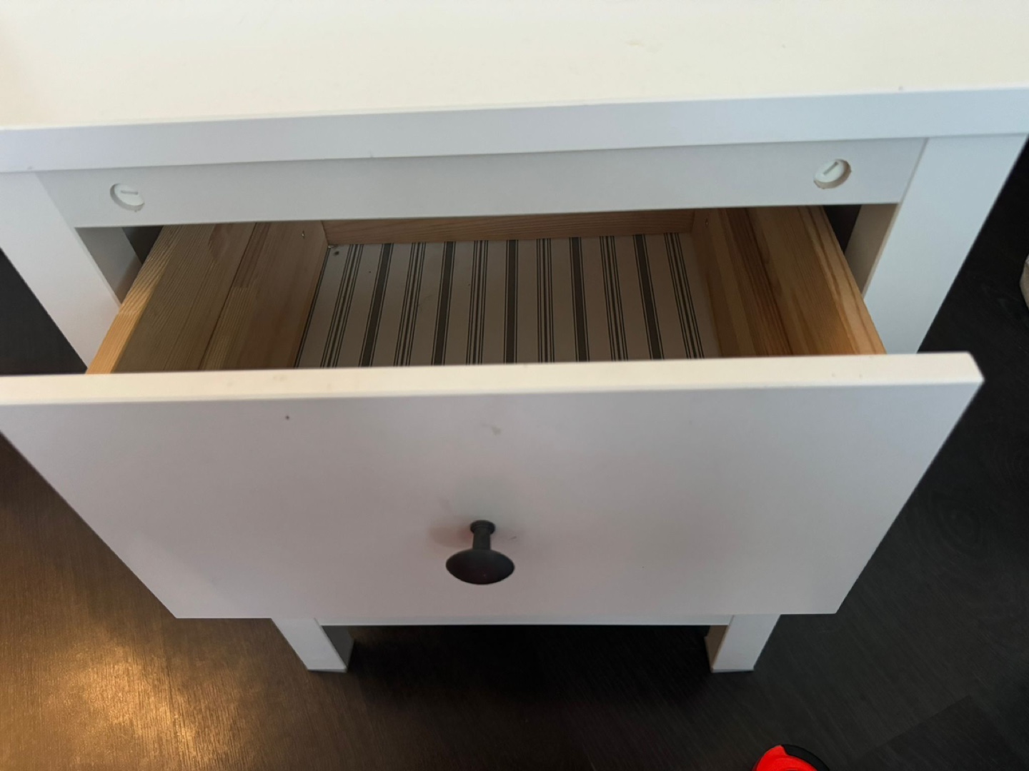 IKEA MALM Two-Drawer Nightstand - White - photo 5