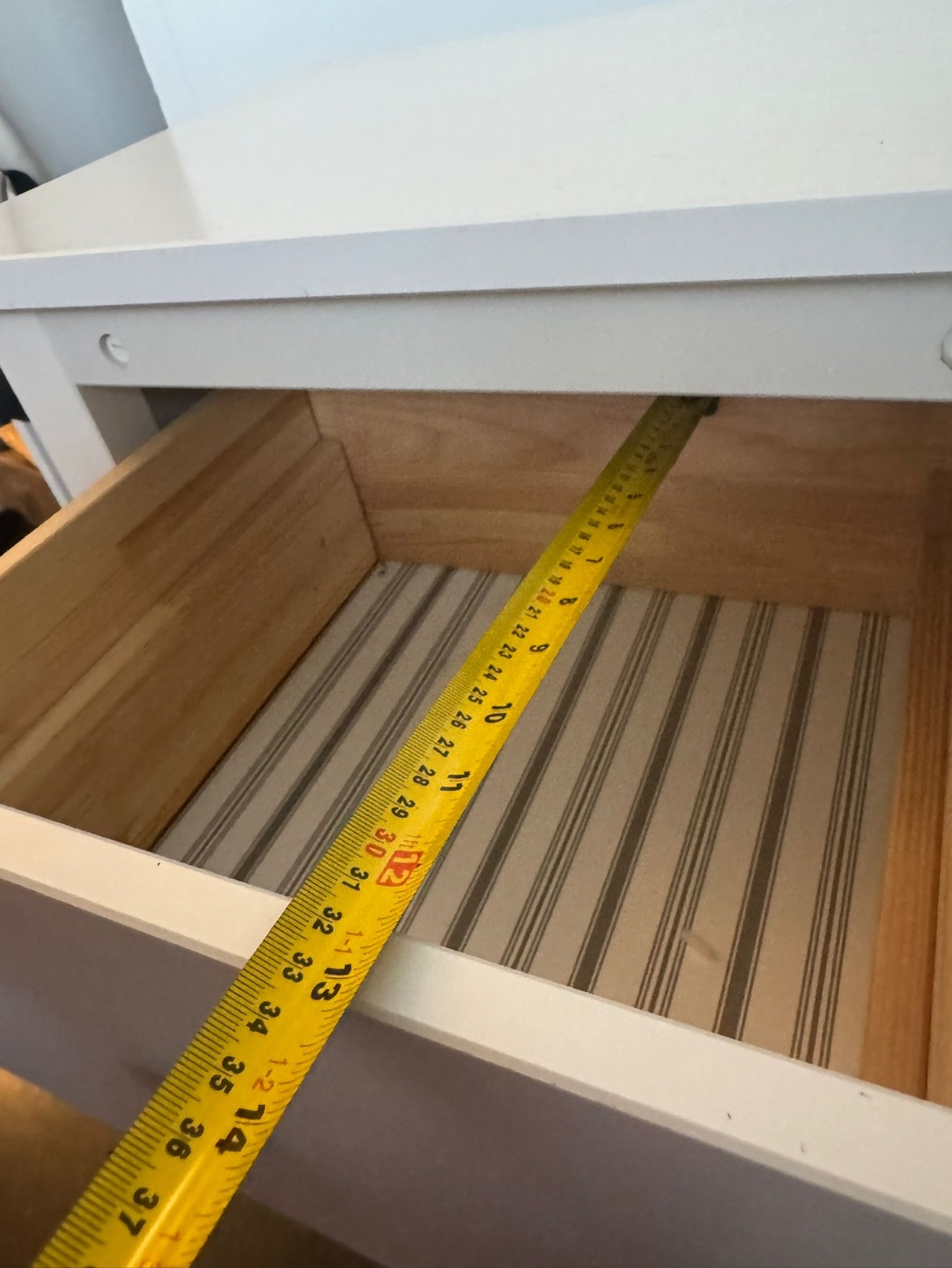 IKEA MALM Two-Drawer Nightstand - White - photo 4