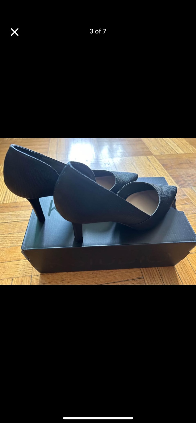 KStudio Black Pointed-Toe Heels - photo 2