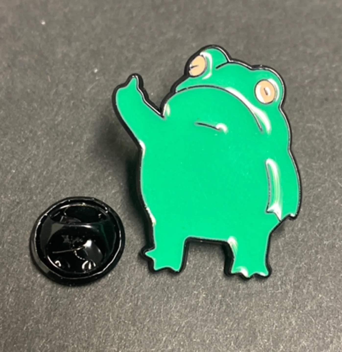 Cute Frog Enamel Pin image indicator(2)