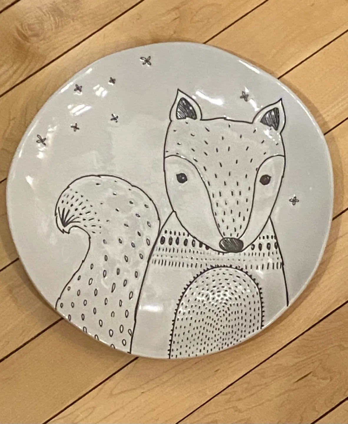 Set of 4 Pier 1 Imports Animal Plates image indicator(2)