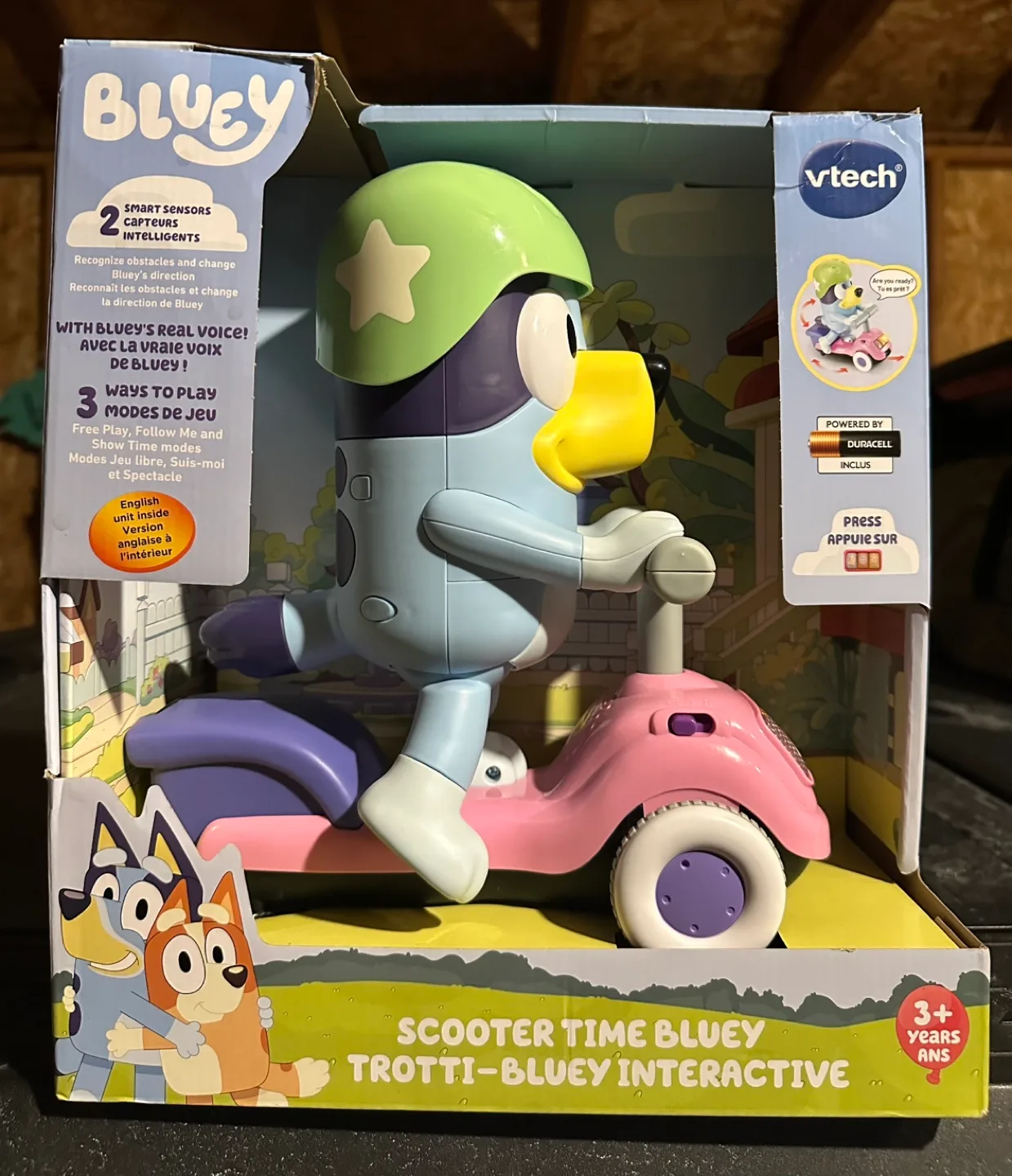 VTech Bluey Scooter Time Interactive Toy thumbnail