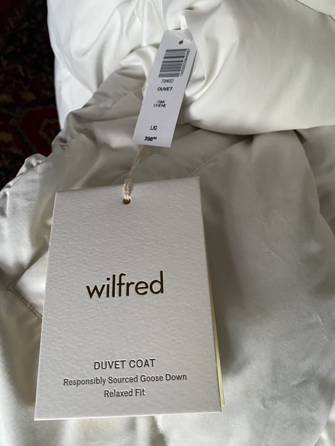 Wilfred Puffer Jacket Long Coat size L image indicator(4)