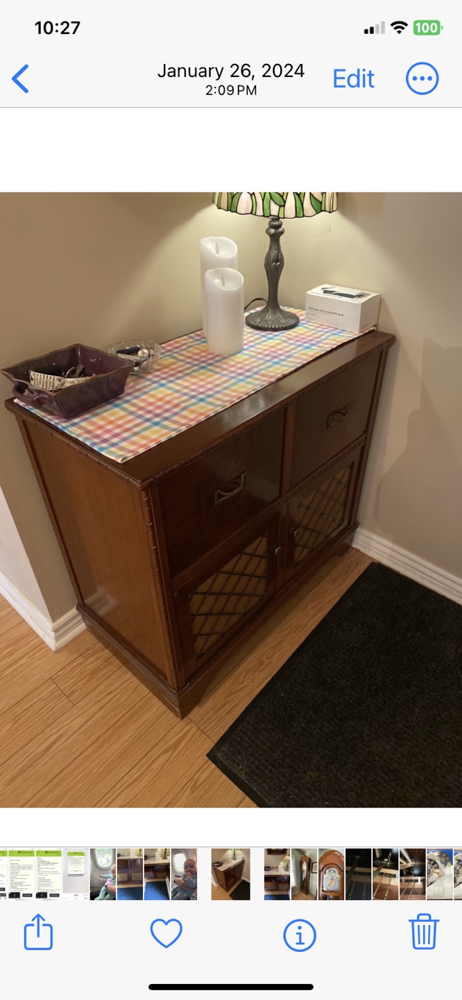 Vintage Wooden Radio Console - photo 3