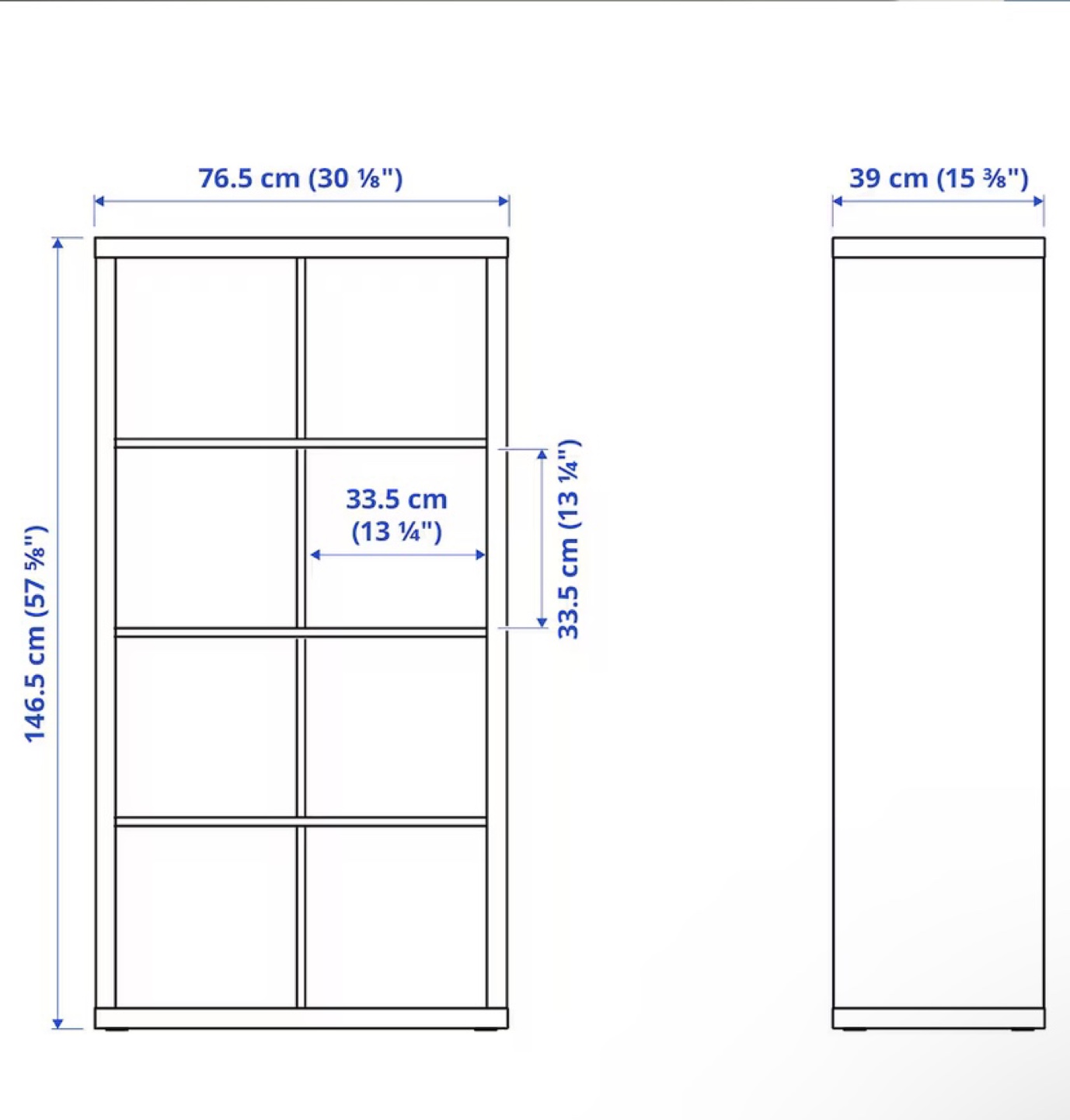 IKEA Kallax Storage Units - White - photo 3