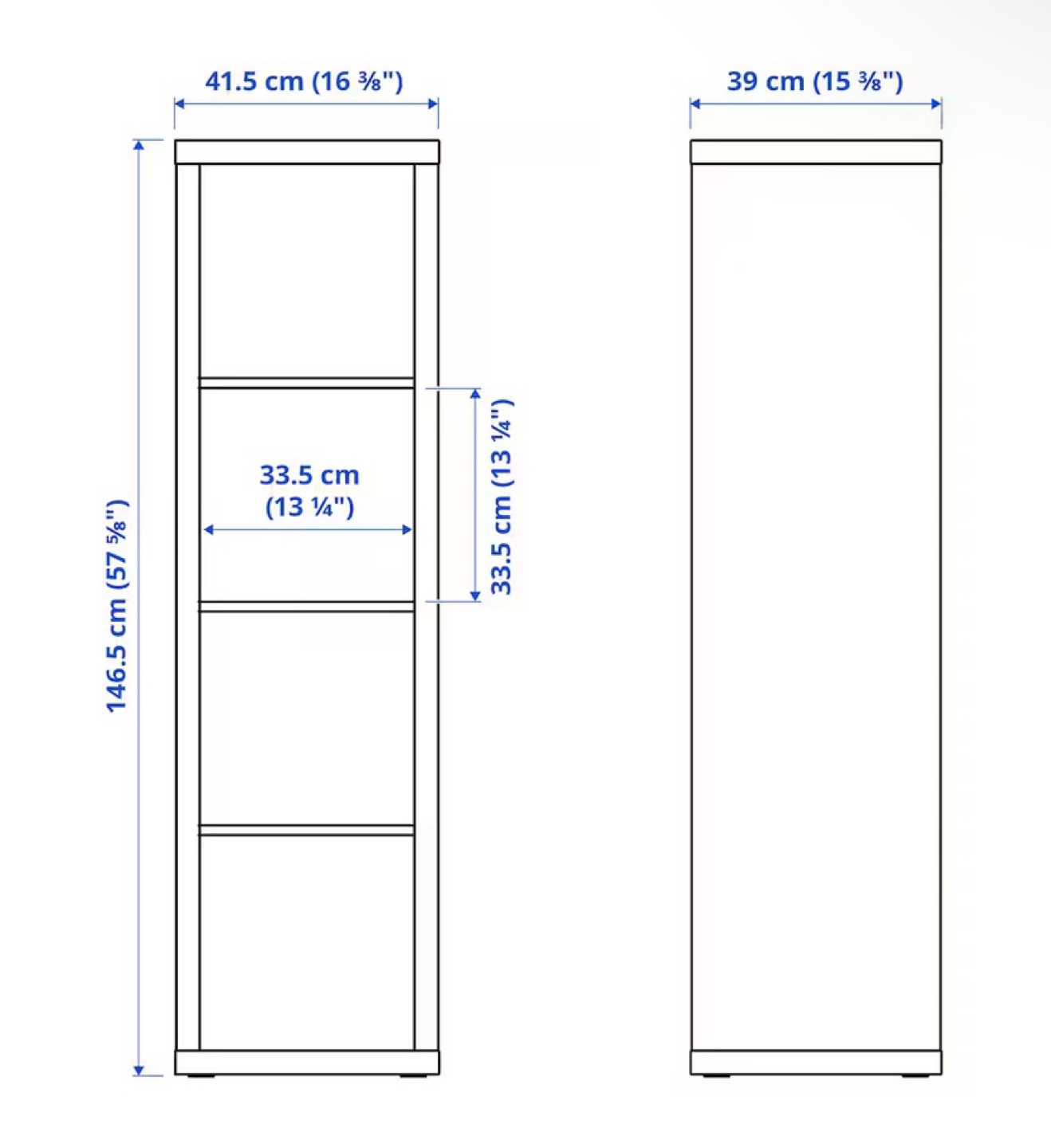 IKEA Kallax Storage Units - White - photo 5