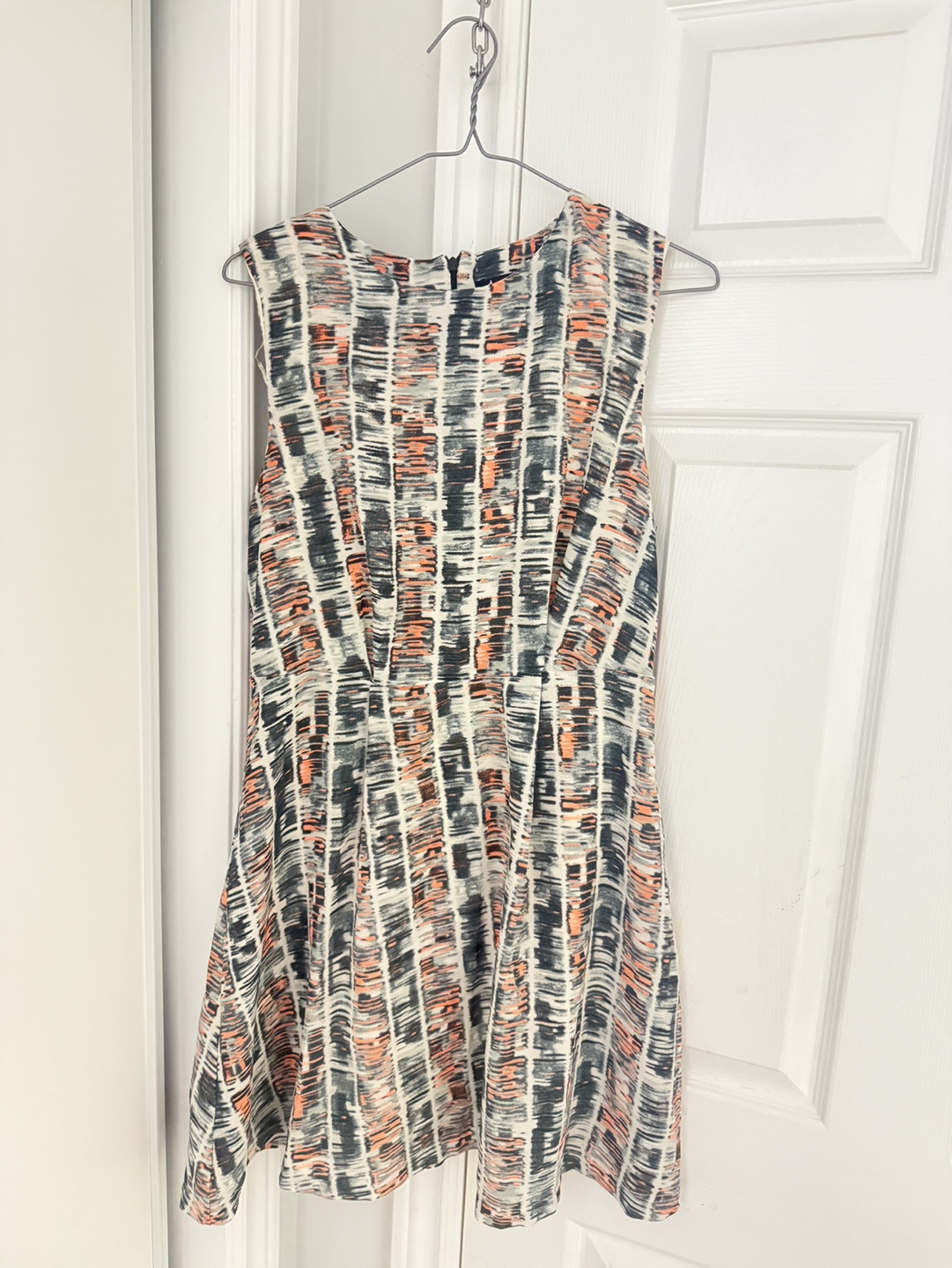 Abstract Print Sleeveless Sundress