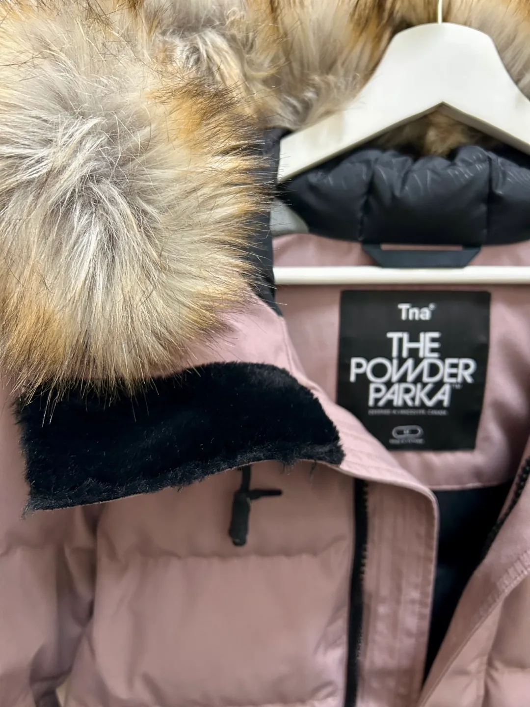 Aritzia TNA The Powder Parka Short - Shadow Mauve image indicator(2)