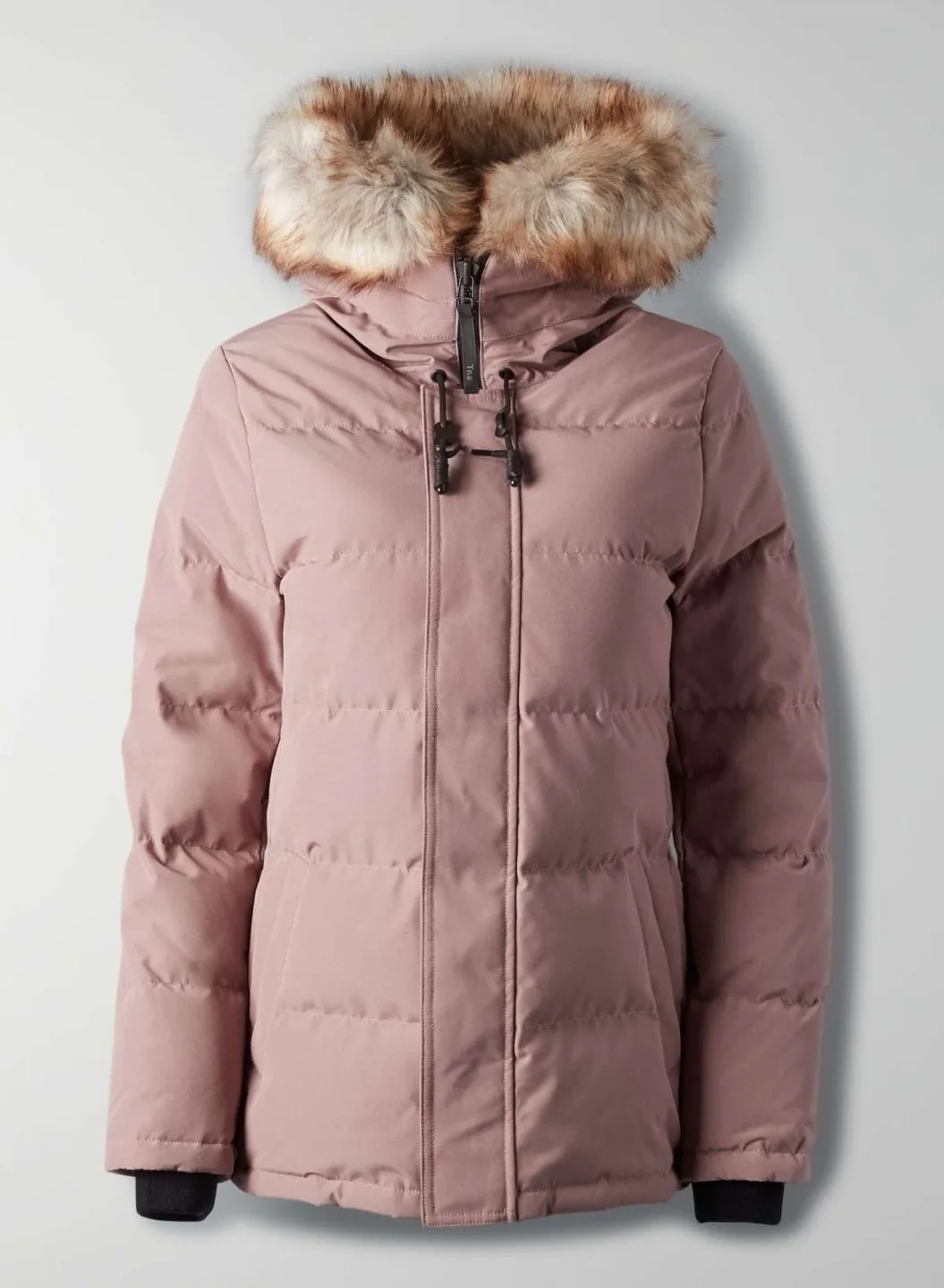 Aritzia TNA The Powder Parka Short - Shadow Mauve image indicator(7)