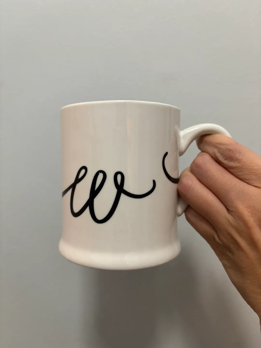 Indigo Letter W Coffee Mug image indicator(2)