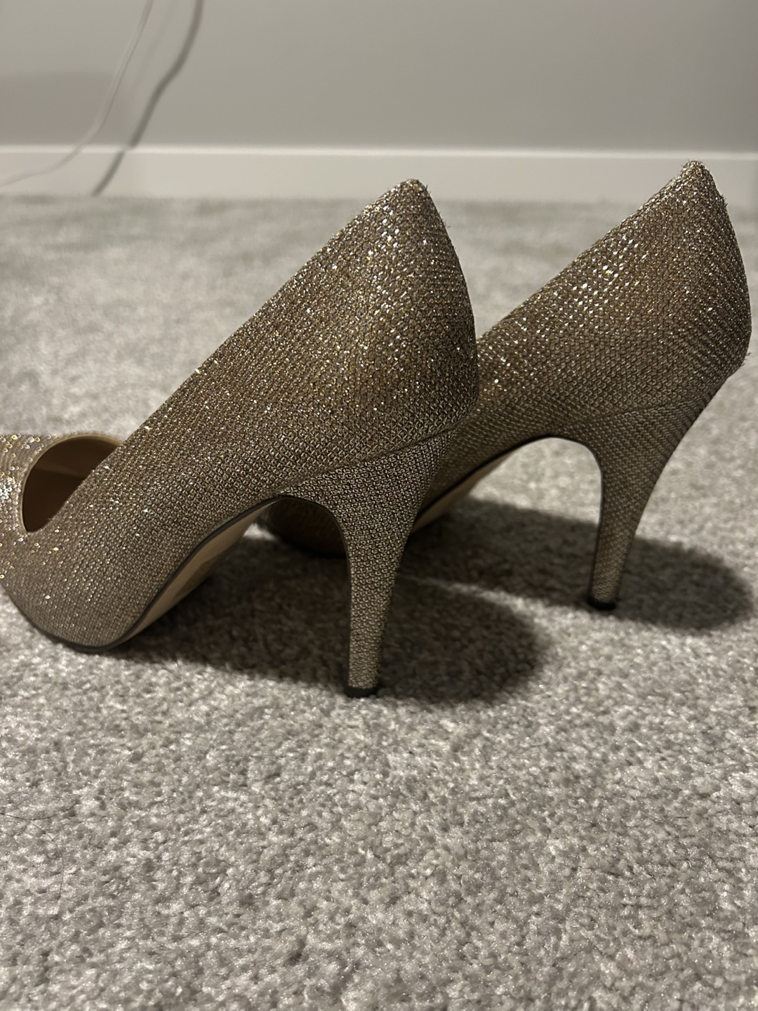 Gold Glitter Heels - photo 2
