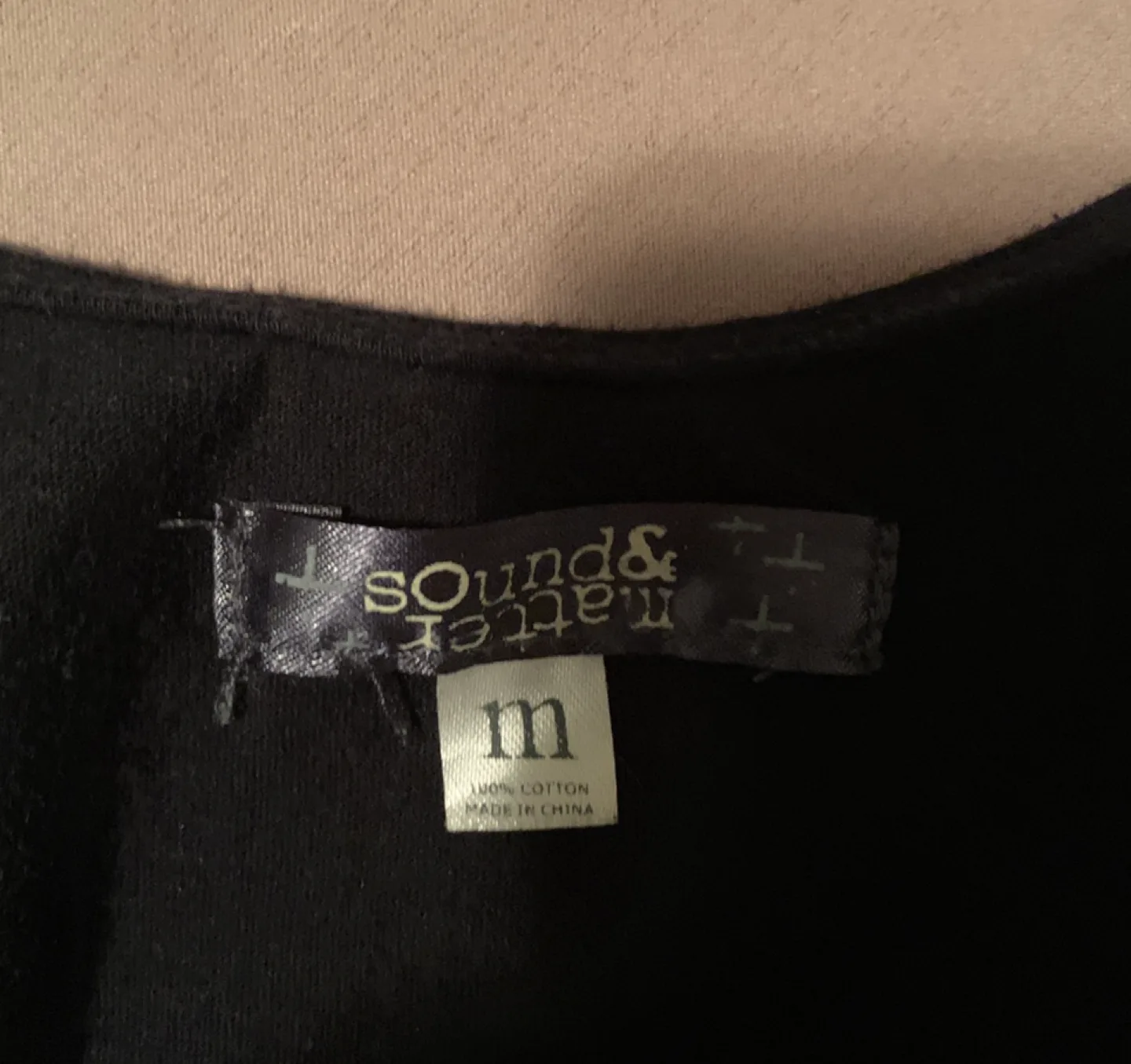 Sound & Matter Black and Grey Zip-Front Dress, Size Medium image indicator(2)