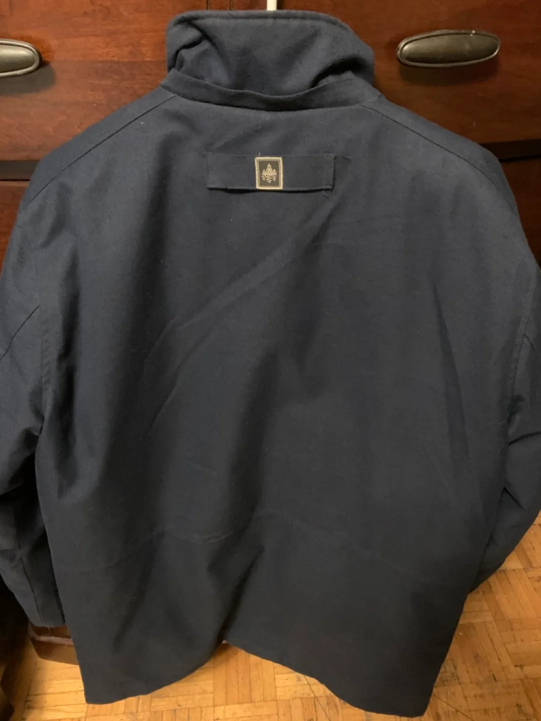 Men's Rainforest L Size Navy Blue Winter Jacket image indicator(2)