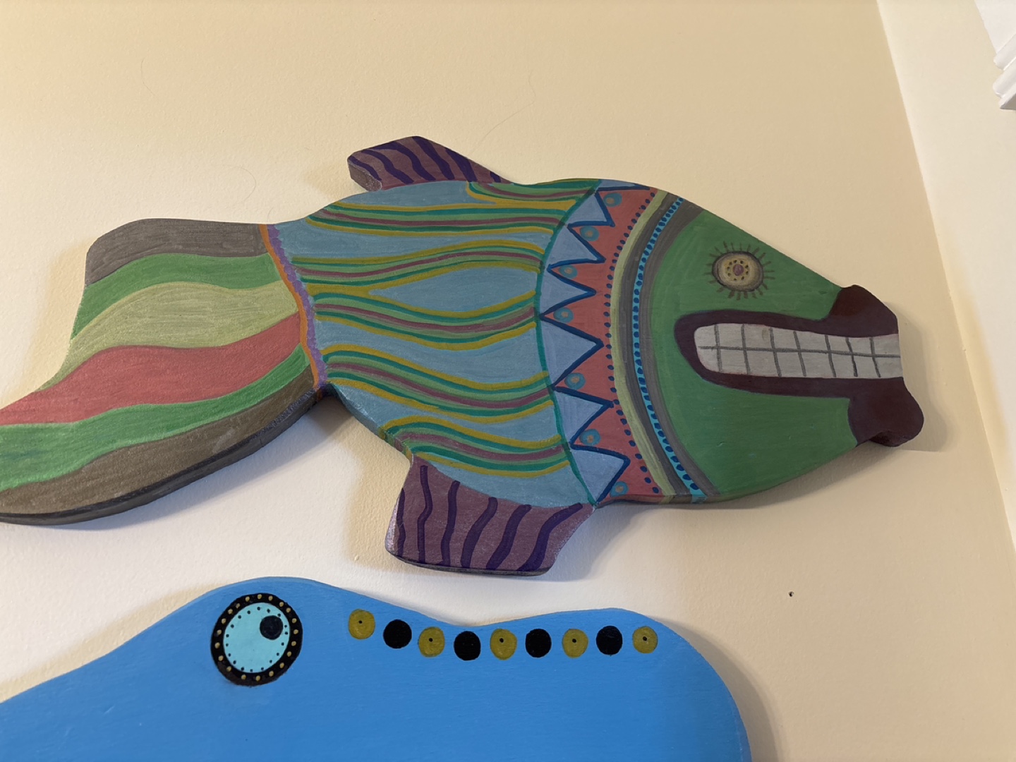 Hand made funky fish.   So colorful. - photo 4
