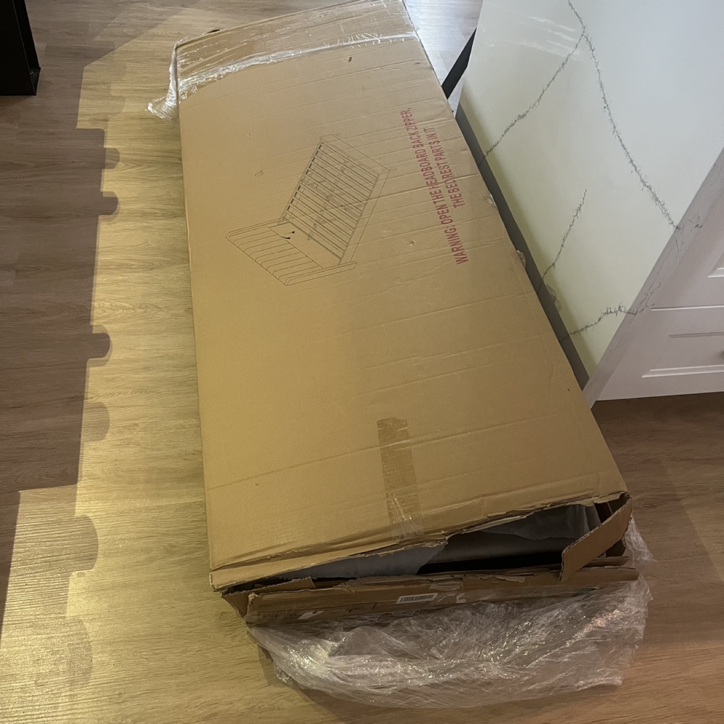 Brand New Queen Size Upholstered Bed Frame - Grey - photo 5