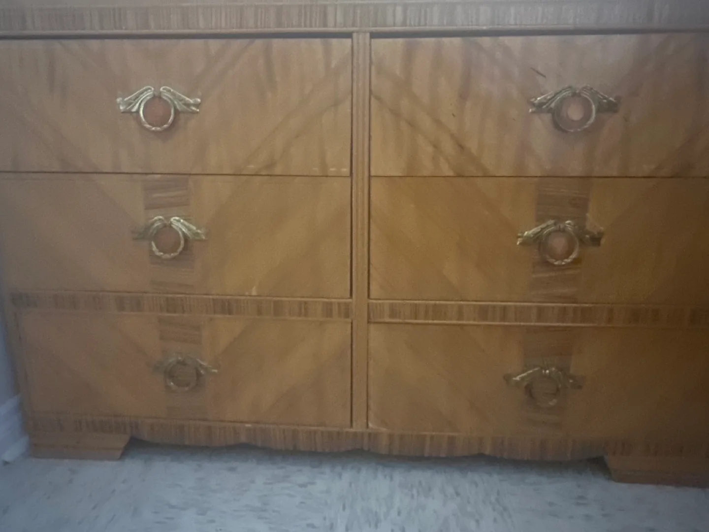 Vintage Wooden Vanity Set image indicator(3)